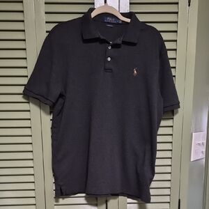 Polo by Ralph Lauren Charcoal Men's Polo Shirt